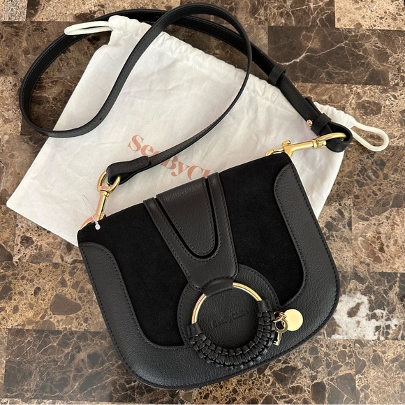 Authentic See By Chloe Hana Leather Crossbody Bag - Picture 3 of 15